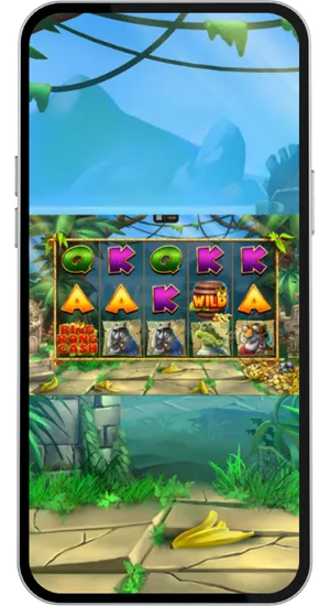 Hitting the spin button or activating auto-play for up to 100 spins in King Kong Cash